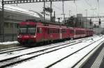 Einfahrt in Bmpliz Nord zur weiter Fahrt nach Bern Brnnen.
21.12.2008