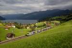 565 735-8 als R 6129 (Interlaken Ost - Spiez) bei Faulensee am 21.08.14