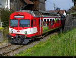 CJ - Triebwagen RBDe 4/4  566 222 in Bonfol am 15.04.2022