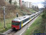 RABDe 510 014, 009 ausfahrt Tiefenbrunnen richtung Stadelhofen am 14.Mrz 08