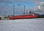 SBB RAe 4/8 1021  Churchill-Pfeil  unterwegs auf einer Brunchfahrt bei Bassersdorf.