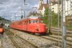 Schweiz,SBB  Churchill-Pfeil  RAe 4/8 1021 in St.Gallen (Mai 1997)