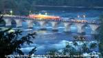 Schweiz,SBB  Churchill-Pfeil  RAe 4/8 1021 auf der Brcke vom Rheinfall am 1.