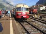 Der  SBB TEE bei einem Halt in Erstfeld am 08.09.2007