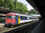 Ersatz S24 20438 mit doppel RBe 540 Pendel (vorne im Bild RBe 540 039) im Bahnhof Zrich Enge, 04.08.2010.