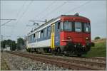 RBe 4/4 (RBe 540 021-3) als Regionalzug 4340 Romont - Palézieux bei Oron am 10.