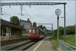 Pnktlich fhrt der RBe 4/4 als Regionalzug 4346 nach Palzieux am 10.