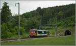 RBe 4/4 540 016-3 als Regionalzug 4314 bei Vauderens am 27. Mai 2011