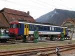 SBB - Ausrangierter Triebwagen RBe 4/4 540 006-4 zum ausschlachten in Balsthal am 18.03.2012