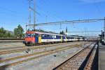 Infolge Ausfalls eines Flugzuges verkehrte der Dispozug von Zrich, heute ausnahmsweise ein Doppel RBe Pendel, Zrich Altstetten-Zrich Flughafen-Basel SBB.