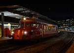 SBB: RAe 2/4 1001 (1935) von SBB HISTORIC bei der der Ankunft nach einer Charterfahrt vom 13.