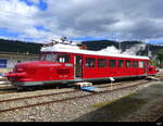 OeBB - Oldtimer Triebwagen RCe 2/4  607 abgestellt im Bahnhof Balsthal anlässlich der 125 Jahr Feier der OeBB am 2024.06.15