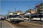 Der CEV MVR Be 2/6 7002 wendet in Chernex für die Rückfahrt als Regionalzug nach Montreux.