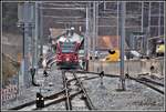 S2 1562 nach Chur mit ABe 4/16 3102 nähert sich dem Bahnhof Reichenau-Tamins.