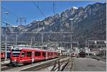 S2 1562 nach Chur mit ABe 4/16 3103 in Chur Gbf.