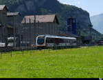 Zb - Regio von Interlaken Ost unterwegs in Meiringen am 27.07.2018