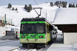 Transports publics du Chablais TPC  Beh 4/8 92  BARBOLEUSE  in Col de Bretaye am 18.