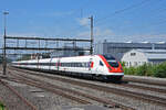 ICN 500 028  Francesco Borromini  durchfährt am 25.07.2022 den Bahnhof Rupperswil.