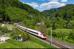 SBB RABDe 500 027 / Roches BE, 16. Mai 2025<br>
IC Laufen - Biel/Bienne