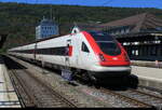 SBB - ICN  RABDe 500 037-2 im Bahnhof Biel am 28.07.2026