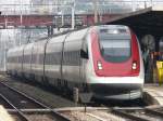 SBB  - ICN Neigezug   Gustav Wenk   im Bahnhof von Neuchatel am 03.01.2008