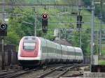 SBB - ICN Friedrich Glauser bei der Ausfahrt aus dem Bahnhof von Liestal am 11.05.2009