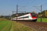 500 xxx (ICN) mit IC 1517 bei Unterschnasberg (07.10.2009)