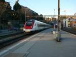 ICN 10020 fr die Fahrt nach Zrich HB wird am Sptnachmittag des 28.12.2010 in Lugano bereitgestellt.