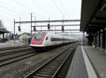 SBB - ICN  Graf Zeppelin bei der durchfahrt im Bahnhof Rothrist am 12.03.2011
