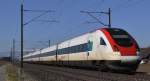 RABDe 500 (ICN) als RE Biel/Bienne-Bern bei Schwanden