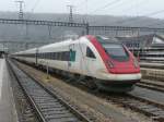 SBB - ICN Jeanne Hersch abgestellt im Bahnhof Biel am 28.10.2012