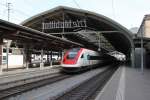 ICN nach Lausanne im Bahnhof St.Gallen.25.02.14