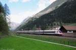 RABDe500 000 als IR2263 am 11.05.2013 bei Ambri-Piotta