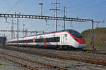 RABe 501 008-3  Ceneri 2020  durchfährt den Bahnhof Pratteln.