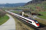 RABe 501 Giruno bei Wauwil am 5.