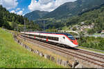 SBB RABe 501 005 / Varenzo, 16. August 2023<br>
IC Zürich HB - Lugano