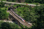 SBB RABe 501 025 / Giornico Biaschina, 18. Juli 2024<br>
IC2 Zürich HB - Lugano