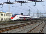 SBB - RABe 93 85 0 501 028-1 unterwegs in Pratteln am 21.03.2025