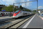 SBB - RABe 501 101-9 bei der einfahrt im Bhf. Lugano am 18.04.2026