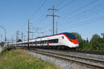RABe 501 027-3 Giruno f�hrt am 22.07.2026 Richtung Station Augarten.