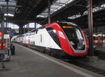 RABDe 502 012-3 am 11.1.2020 als IR37 nach Zürich HB (und weiter als IR13 nach Chur) in Basel SBB