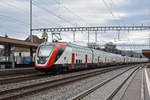 RABe 502 404-2 Twindexx, durchfährt den Bahnhof Rupperswil. Die Aufnahme stammt vom 13.03.2020.
