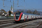 RABDe 502 019-9 Twindexx durchfährt den Bahnhof Rupperswil. Die Aufnahme stammt vom 28.03.2022.