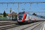 RABe 502 210-3 Twindexx durchfährt am 30.05.2023 den Bahnhof Rupperswil.