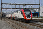 RABDe 502 011-5 Twindexx durchfährt am 09.03.2026 den Bahnhof Rupperswil.