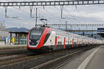 RABe 502 225-1 Twindexx durchfährt am 16.03.2026 den Bahnhof Rothrist.