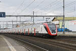 RABDe 502 019-8 Twindexx durchfährt am 16.03.2026 den Bahnhof Rothrist.