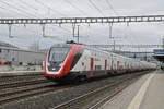 RABe 502 201-2 Twindexx durchf�hrt am 16.03.2026 den Bahnhof Rothrist.