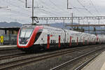 RABe 502 403-4 Twindexx durchf�hrt am 16.03.2026 den Bahnhof Rothrist.
