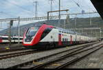 SBB - RABe 502 216-0 unterwegs als IR55 ( Statt 512 ) bei der ausfahrt aus dem Bahnhof Biel am 04.10.2026